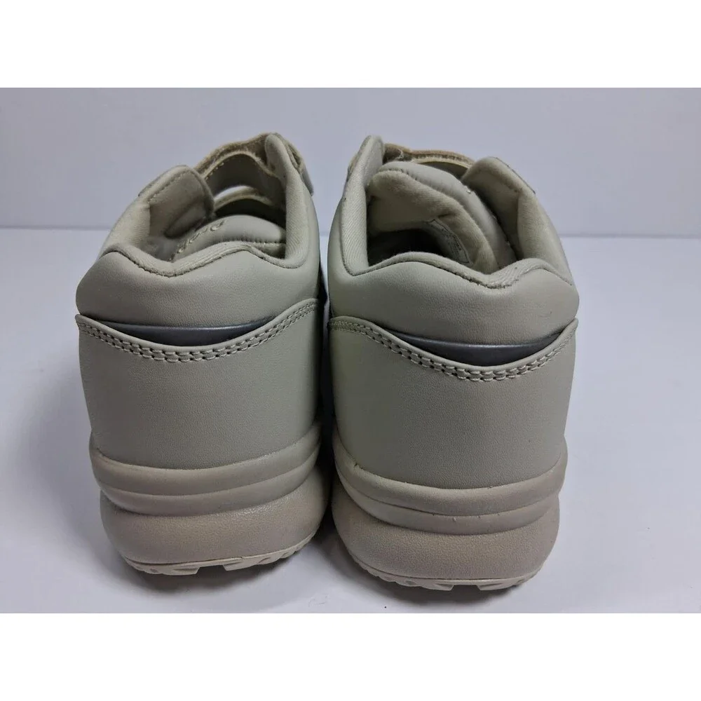 New Propet Tour Walker Strap Women’s Size 7 M Beige Leather Walking Shoes WA2093